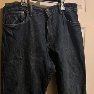 Men's Ralph Lauren Dark Blue Denim Jeans - Classic Fit